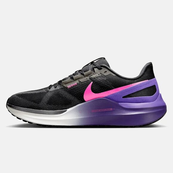 Nike Air Structure 25 – MULTI SIZE Running Shoes Black Purple DJ7883-010 NEW main image 5